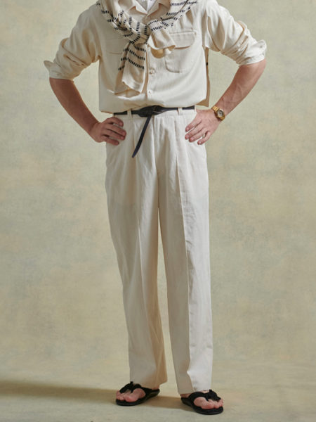 OLD JOE - FRONT TUCK ARMY TROUSER