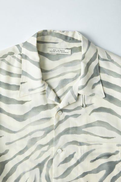 OLD JOE】ORIGINAL PRINTED OPEN COLLAR SHIRTS SAFARI S/S | legrow